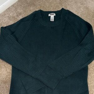 PINK Victoria's Secret Men's Deep Green Crewneck Sweater